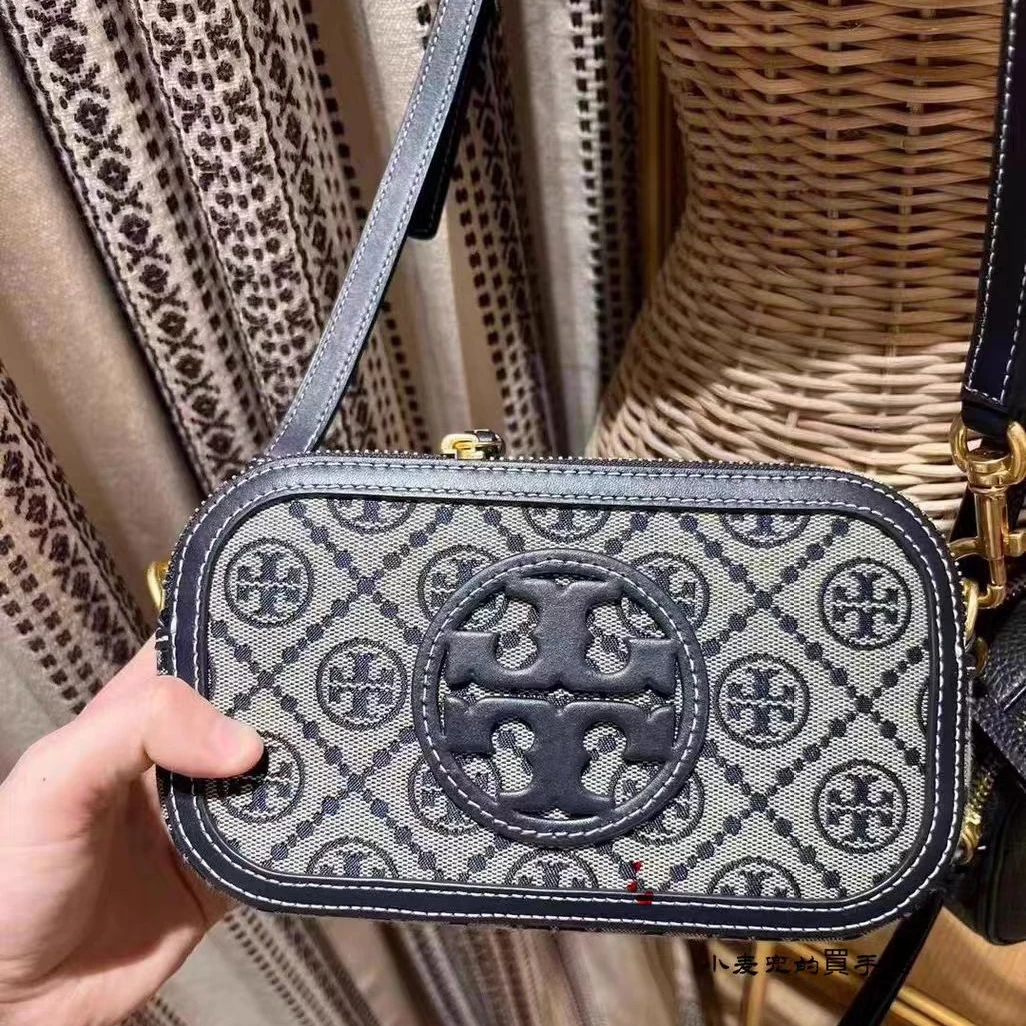 Tory Burch/汤丽柏琦蓝色相机包1523040823 19.5*5*11.5