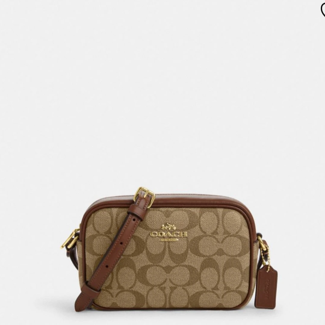 Coach/蔻驰（2024新款）卡其色相机包CQ874 20CM*13CM*6.5CM