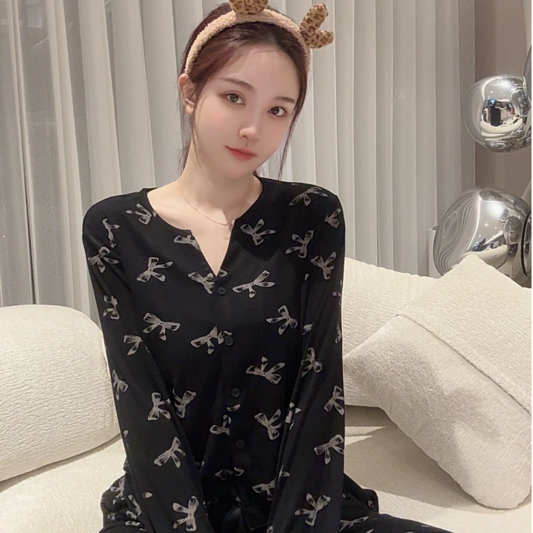 SIEOYJIEA/私迹大榕家【柏林日记长袖】冬装上新女款时尚高定睡衣