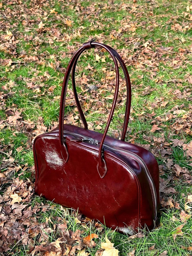 Moment Hous小众设计秋冬休闲百搭高级日常大容量腋下斜挎吐司包