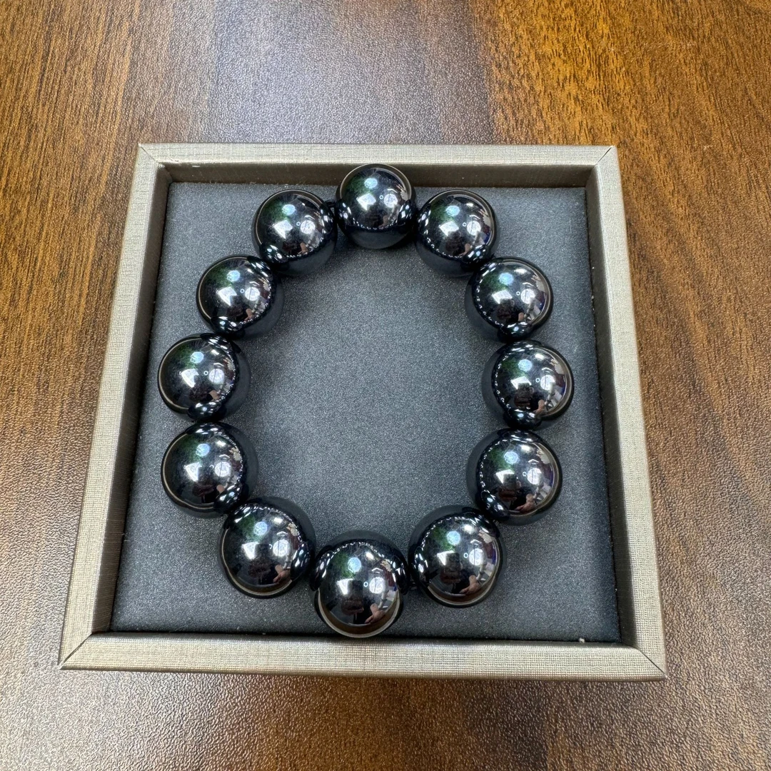 【官方补贴】卡16m太赫兹老石手串 正品高端收藏级时尚