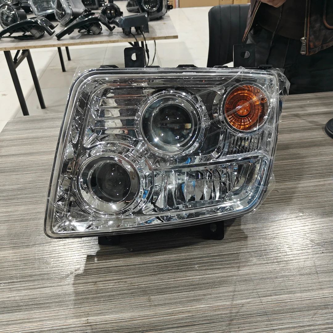 适用欧曼奇兵全led大灯总成2280前大灯小etx双透镜5系9系改装配件