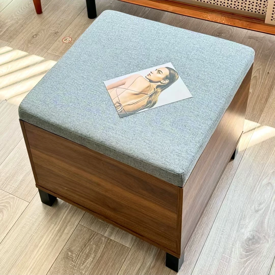 简约高颜值 家用换鞋收纳一体凳1