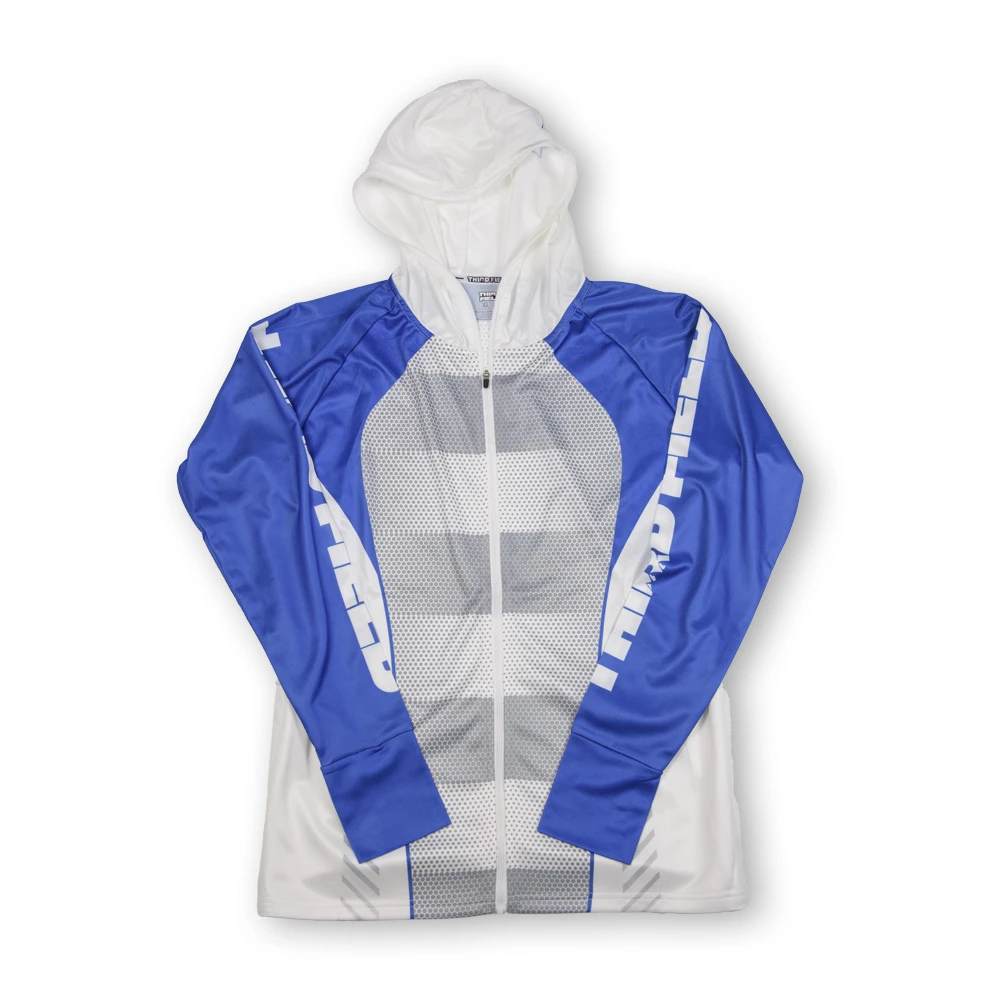 THIRD FIELD 连帽防晒服夏日轻薄长袖防晒衣运动户外透气钓鱼