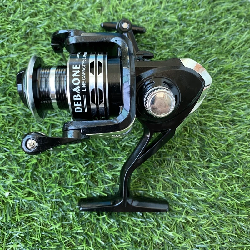 新款纺车轮渔线轮金属头13轴路滑矶钓海竿通用纺车轮