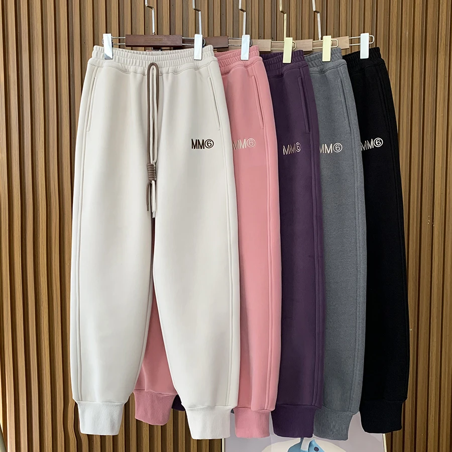 女童防风卫裤中大童休闲加绒加厚保暖裤女孩长裤大童裤子冬装外穿