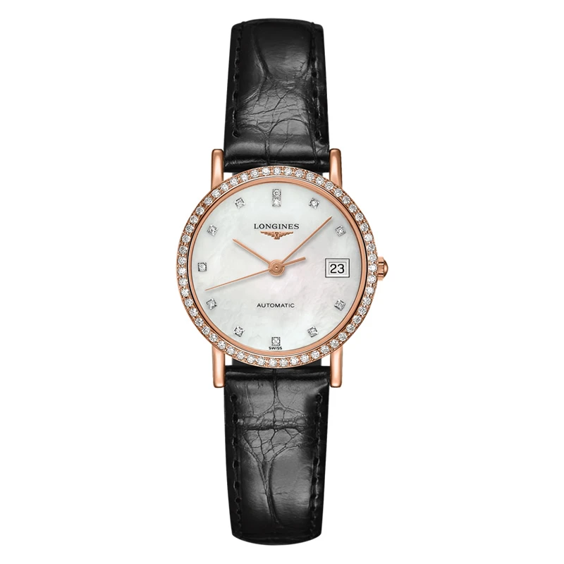 99新 Longines/浪琴 博雅378/全套/K金贝母钻/表径27.2/公价61000