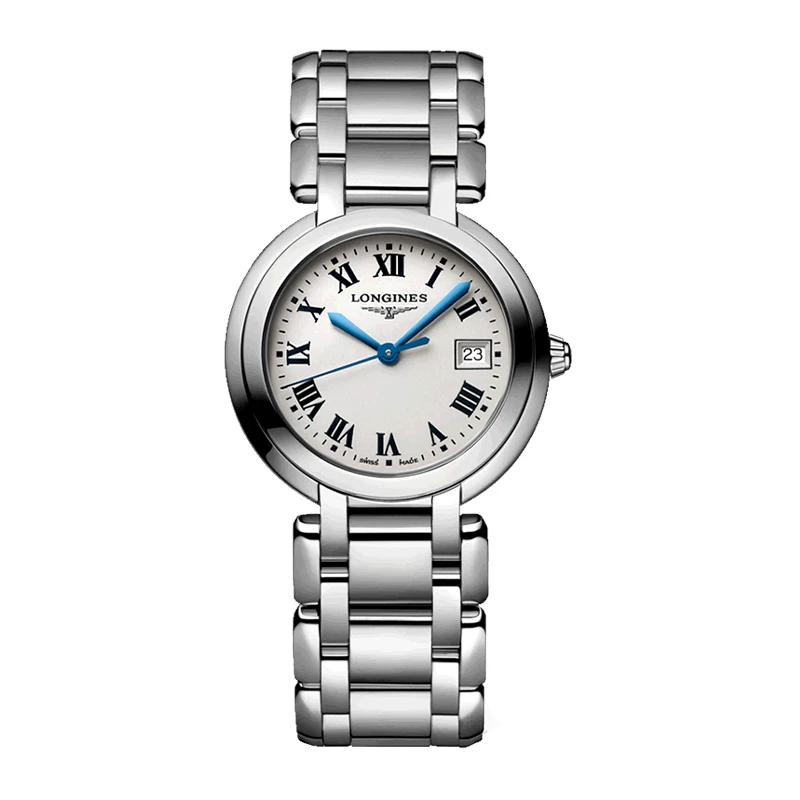 99新 Longines/浪琴 心月122/全套/白盘罗马/表径30mm/公价9800