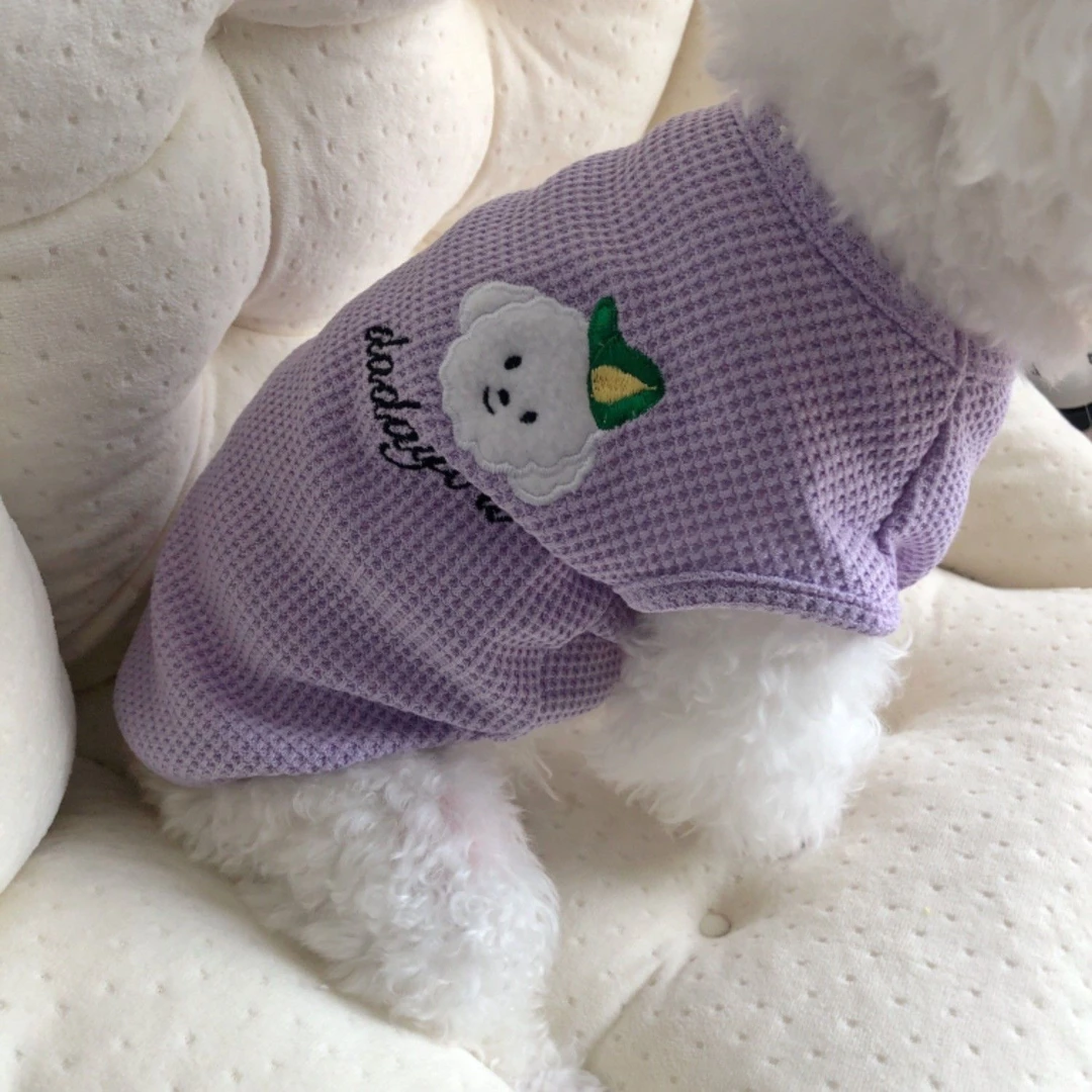 宠物猫咪比熊博美小型犬泰迪狗狗衣服春夏装春装薄款背心春秋通用