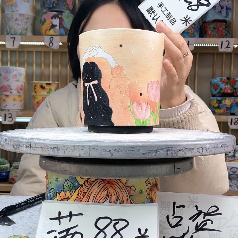 【闪购商品】陶瓷花盆89