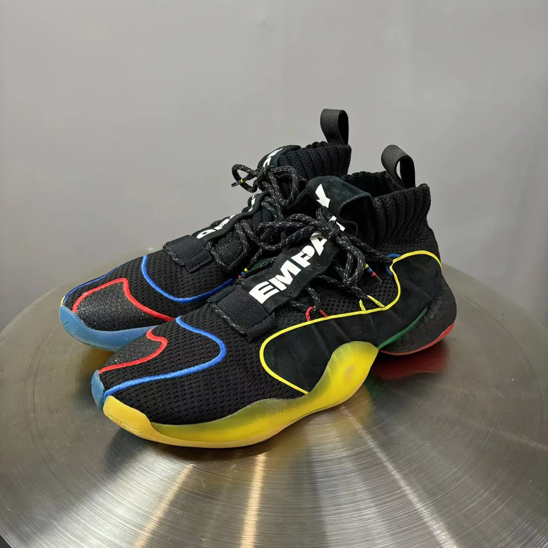 46码 adidas BYW 菲董联名 彩色球鞋 非原盒 9新 市场价2000