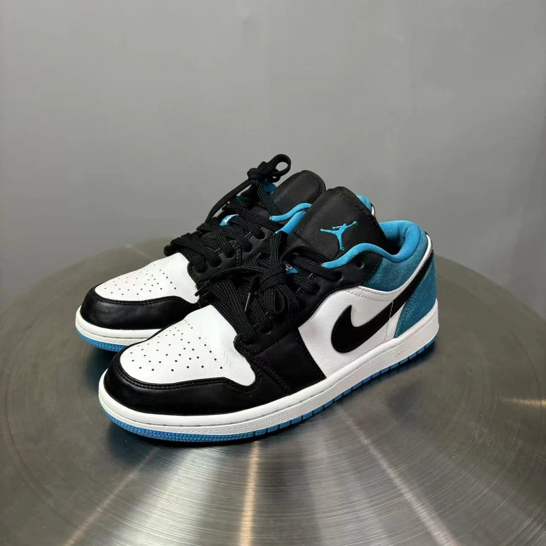 41码 AJ1激光蓝球鞋 非原盒 9新 市场价1800