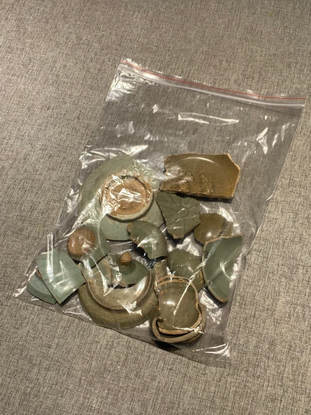 龙泉窑学习瓷片标本