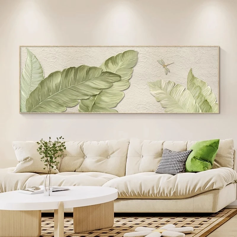 家大业大手绘油画肌理画客厅沙发背景墙装饰画卧室挂画立体画北欧