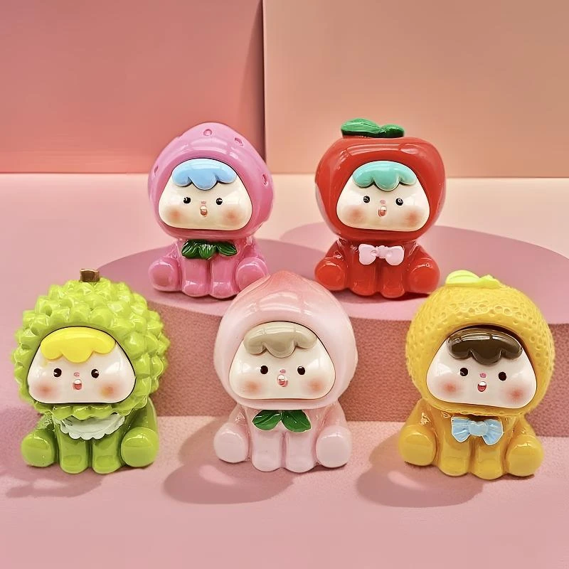 【直播拆】水果崽崽潮玩DIY饰品小摆件装饰