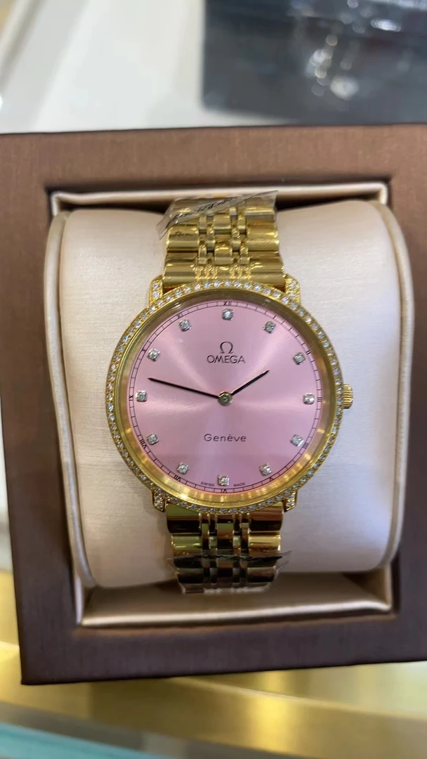 95新 Omega/欧米茄 33mm手动机械DB183后钻盘日内瓦系列瑞士名表