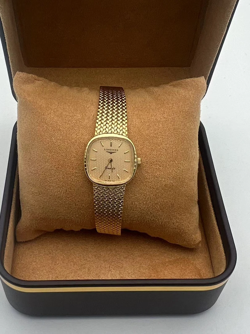 95新 Longines/浪琴 21mm石英表CW198优雅系列瑞士名表