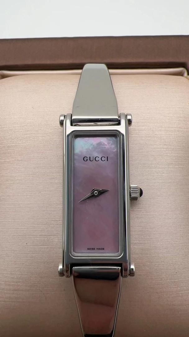 95新 GUCCI/古驰 12mm石英表XW1736时装品牌瑞士名表