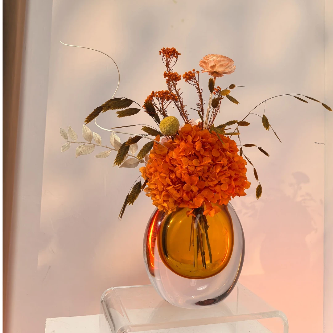 新【锦鲤 】   小众高级永生花家居用花瓶插花束套装