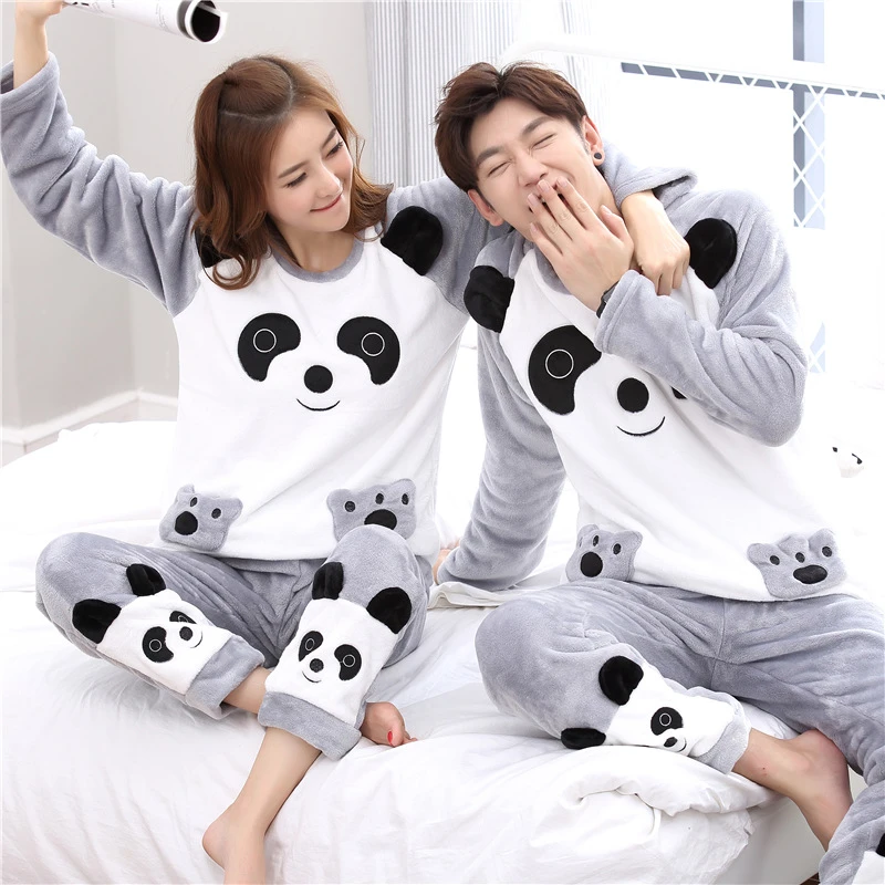 情侣睡衣秋冬款冬季珊瑚绒套装2024年新款加厚加绒法兰绒男冬女冬