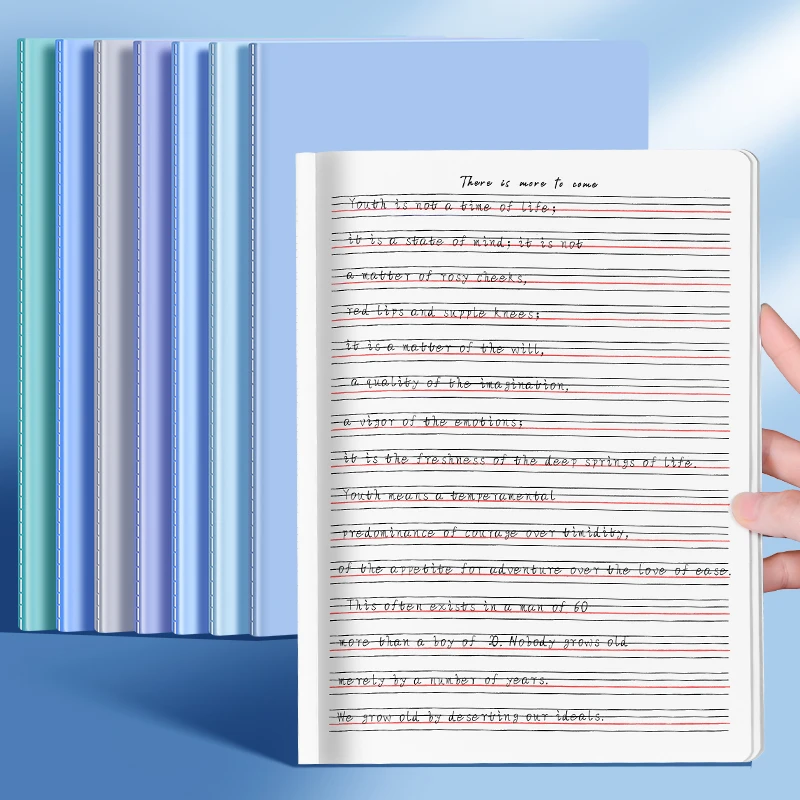 西畔HY 马卡龙色英语本B5缝线本车线笔记本作业本30页/本 4015