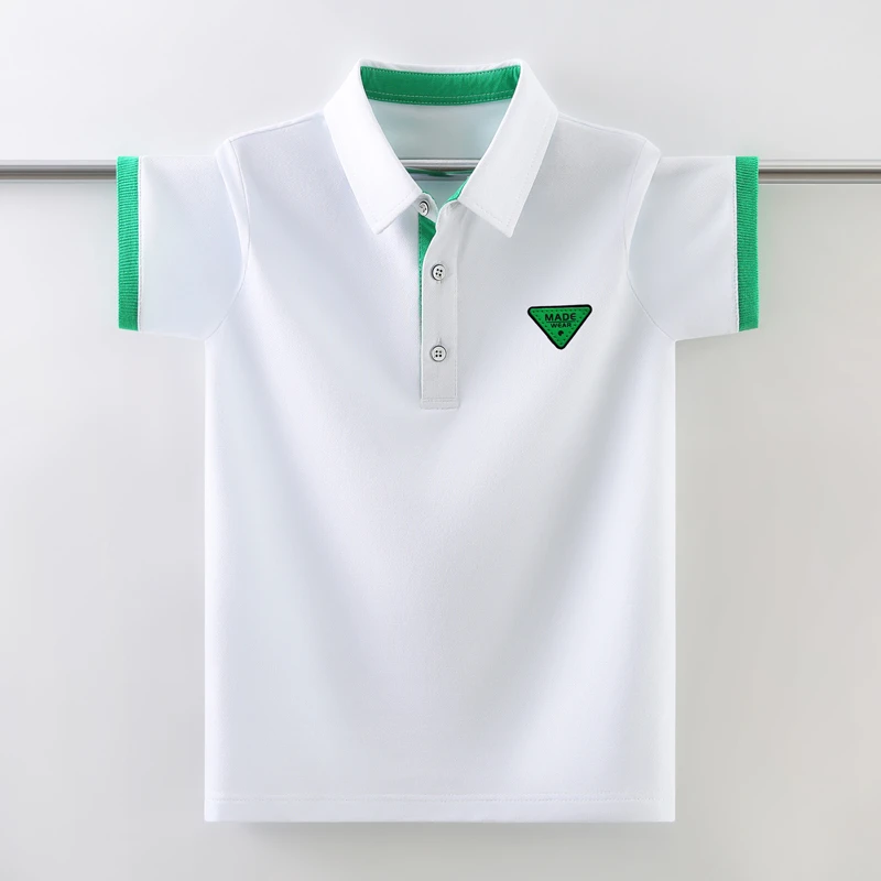 男童短袖t恤夏装儿童2023新款男孩上衣夏季中大童翻领polo衫衣服