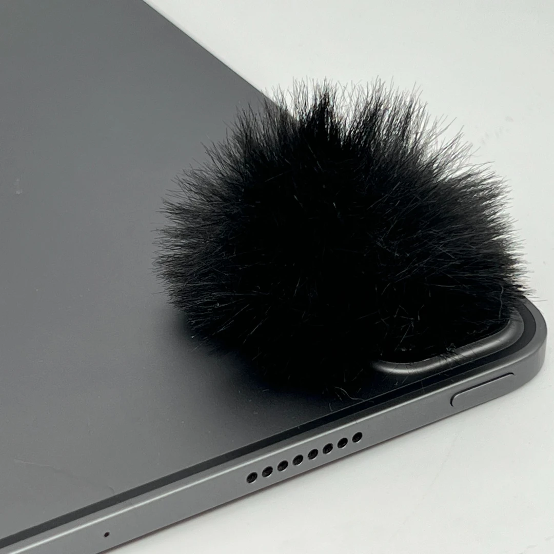 陈招财平板麦克风防风毛球减少风噪炸麦话筒通用神器黑色专业