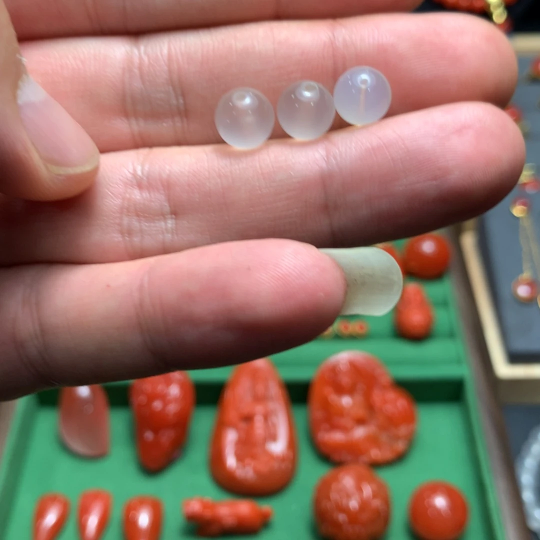 【闪购商品】南红玛瑙荔枝冻单珠未镶嵌这*的