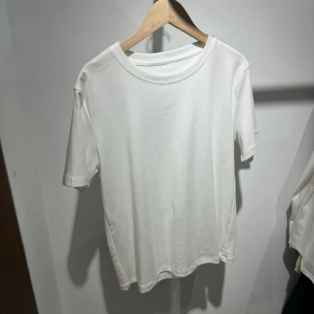 韩国正品休闲纯白T恤