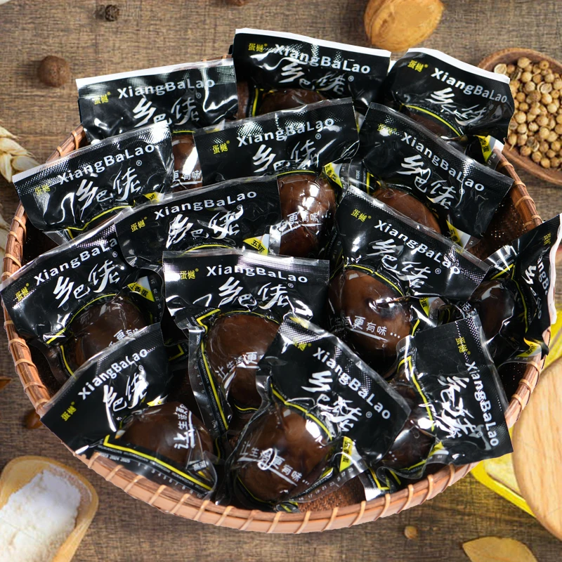 乡巴佬乡巴佬卤鸡蛋零食泡面搭档卤味即食卤蛋独立包装卤鸡蛋