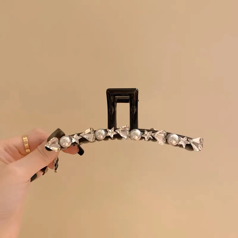 百搭发夹头饰简约鲨鱼夹轻奢时尚饰品抓夹8793