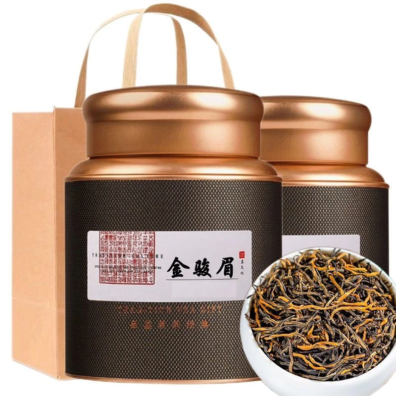 特级金骏眉红茶新茶礼盒装正宗武夷山茶叶蜜香浓香型罐装250g500g