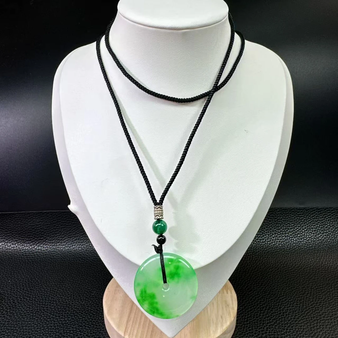 【绿飘花平安扣34M】时尚百搭男女同款项链颈饰（多样性发货）