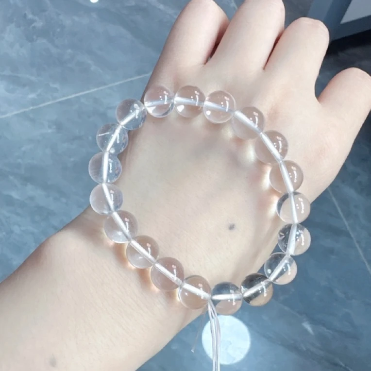 天然白水晶10m男女同款手串（多样性发货）