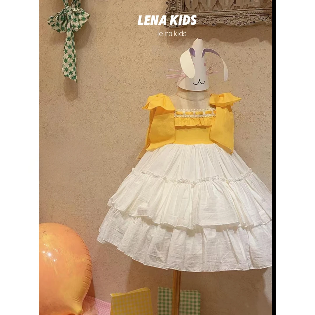 Lenakids 【年中狂欢】高定气质女宝连衣裙21-24507