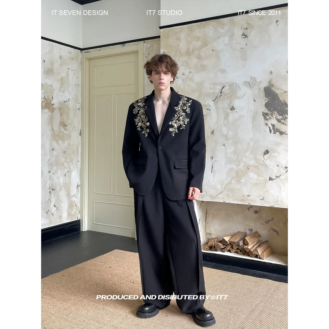 it7【繁花浮梦】高级感立体绣花 轻奢西服外套