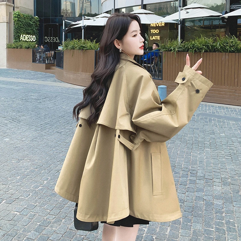2024春秋新款休闲流行风衣女短款小个子爆款气质高级感超好看外套