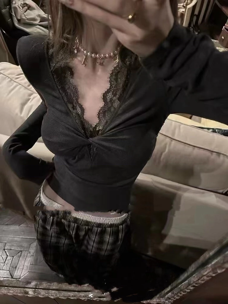 肉肉家*大码美得说蕾丝打底