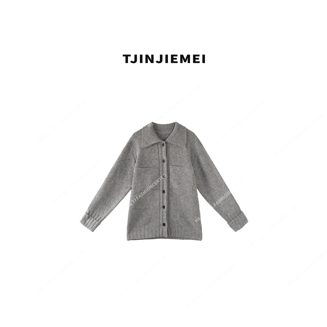 T井姐妹【胡杨林】新款设计感软糯羊毛开衫MY2409-APL20011