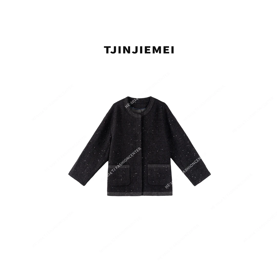 T井姐妹【温柔夜曲】设计感精致小香外套减龄高级外套WT2408-ZT098