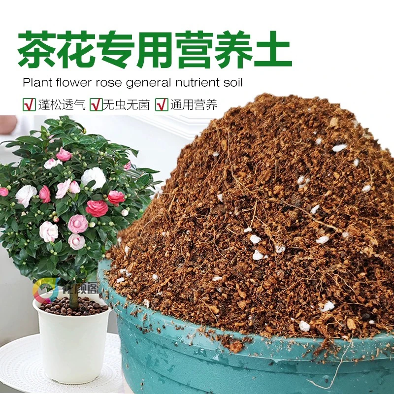【正宗山茶花配方土】适用木本植物到手5斤多