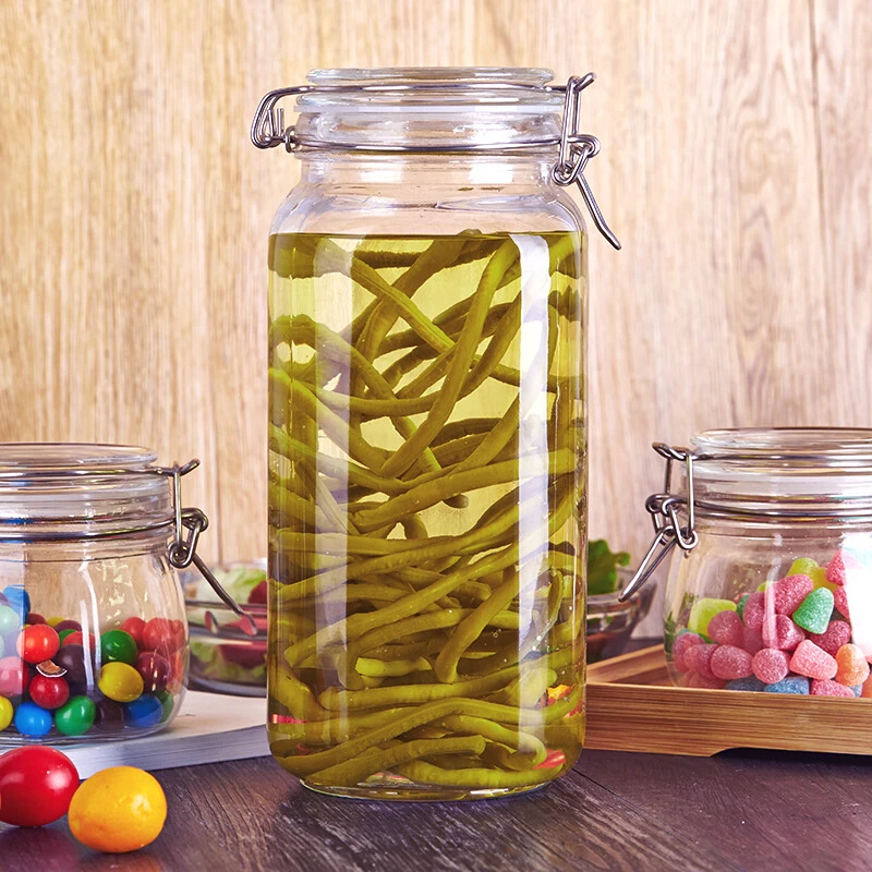 Scybe/喜碧透明方形泡酒专用玻璃瓶子密封罐家用泡酒专用玻璃瓶