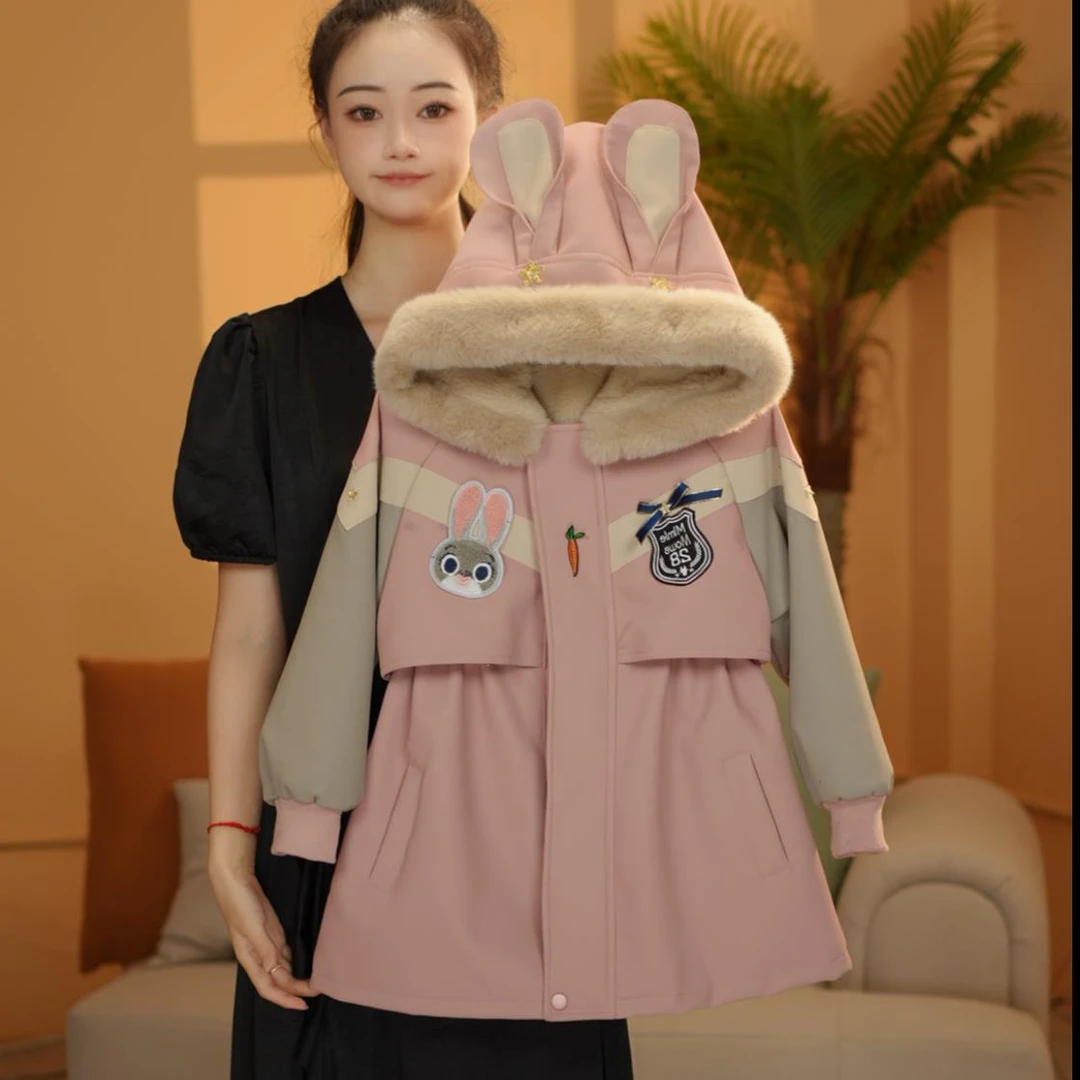 女童2025冬款新款女中大童秋装气质派克服外套DWT00236