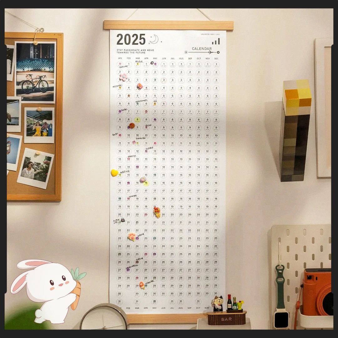 25-26年加厚挂历小众高级礼物家居生活用品稀奇古怪创意打卡挂历