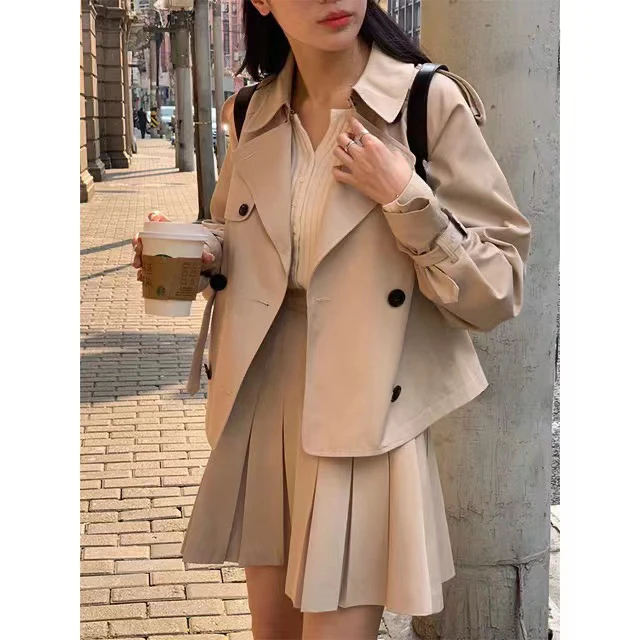 风衣【傅大仙定制】“随性”双排扣风衣外套