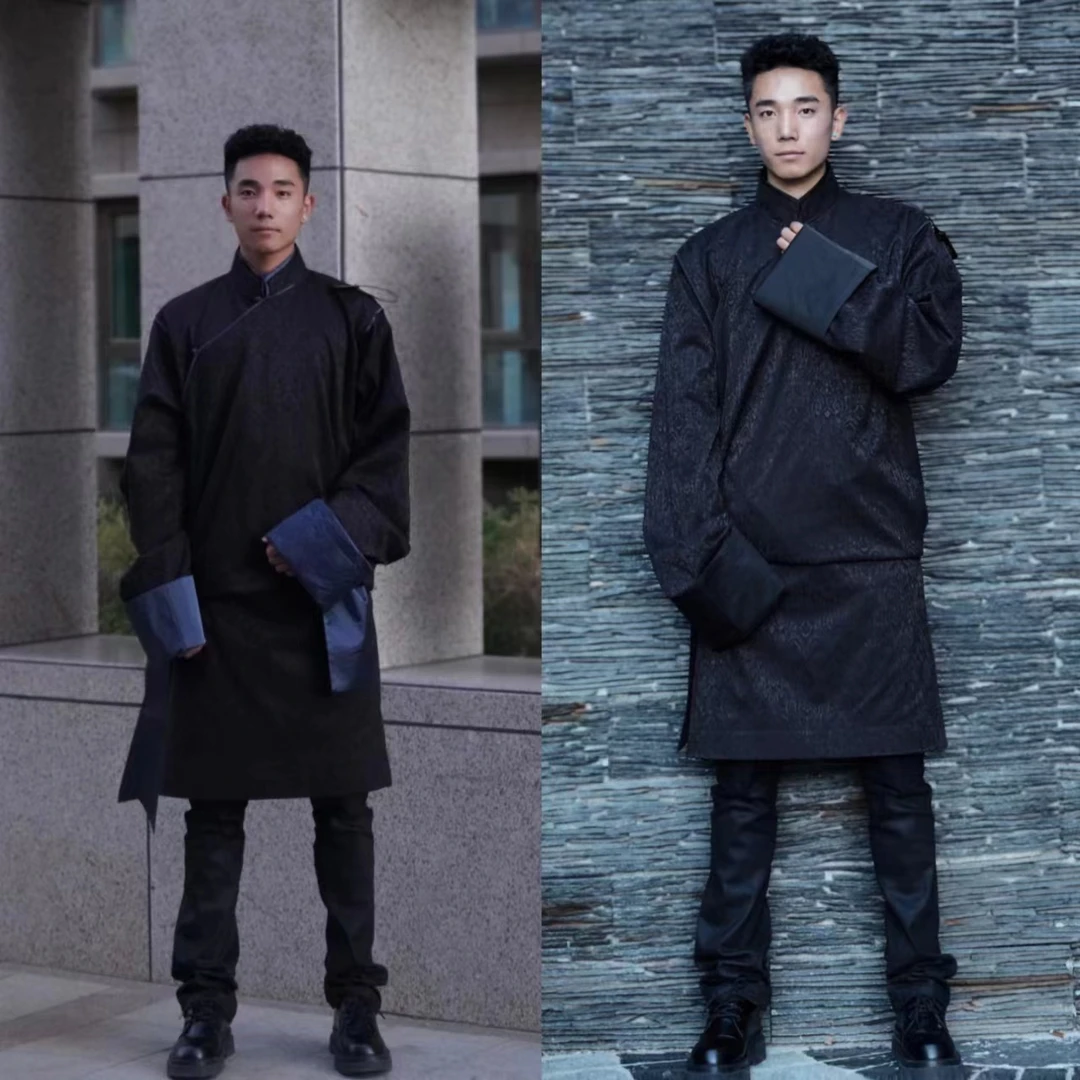 AJ-NAMO原创设计款男装藏袍B151