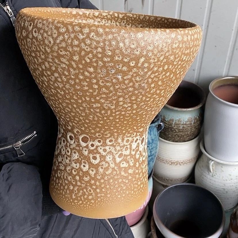 【闪购商品】紫砂花盆口24高28，气泡款