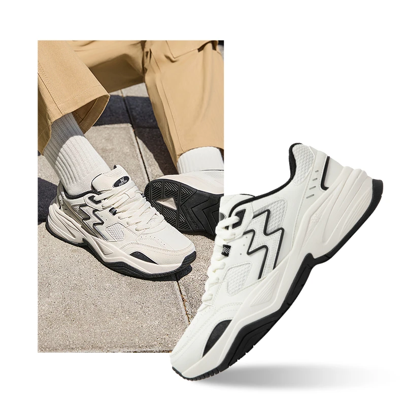 【晨晨专享】4021/4022-361°杨帆 情侣款休闲运动复古文化鞋