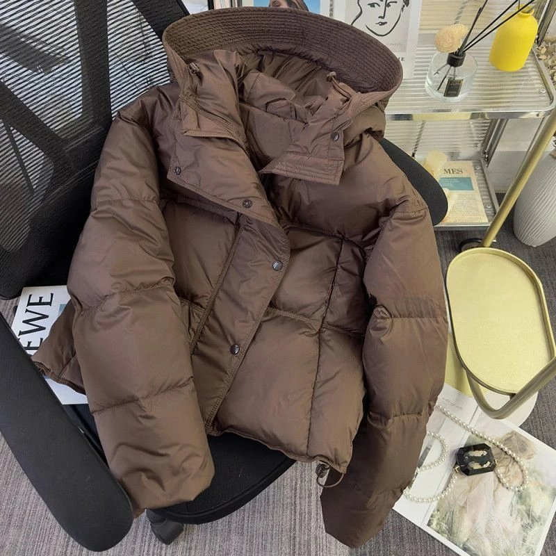 2023新款连帽棉服女短款2023年秋冬韩国东大门加厚保暖棉衣外套