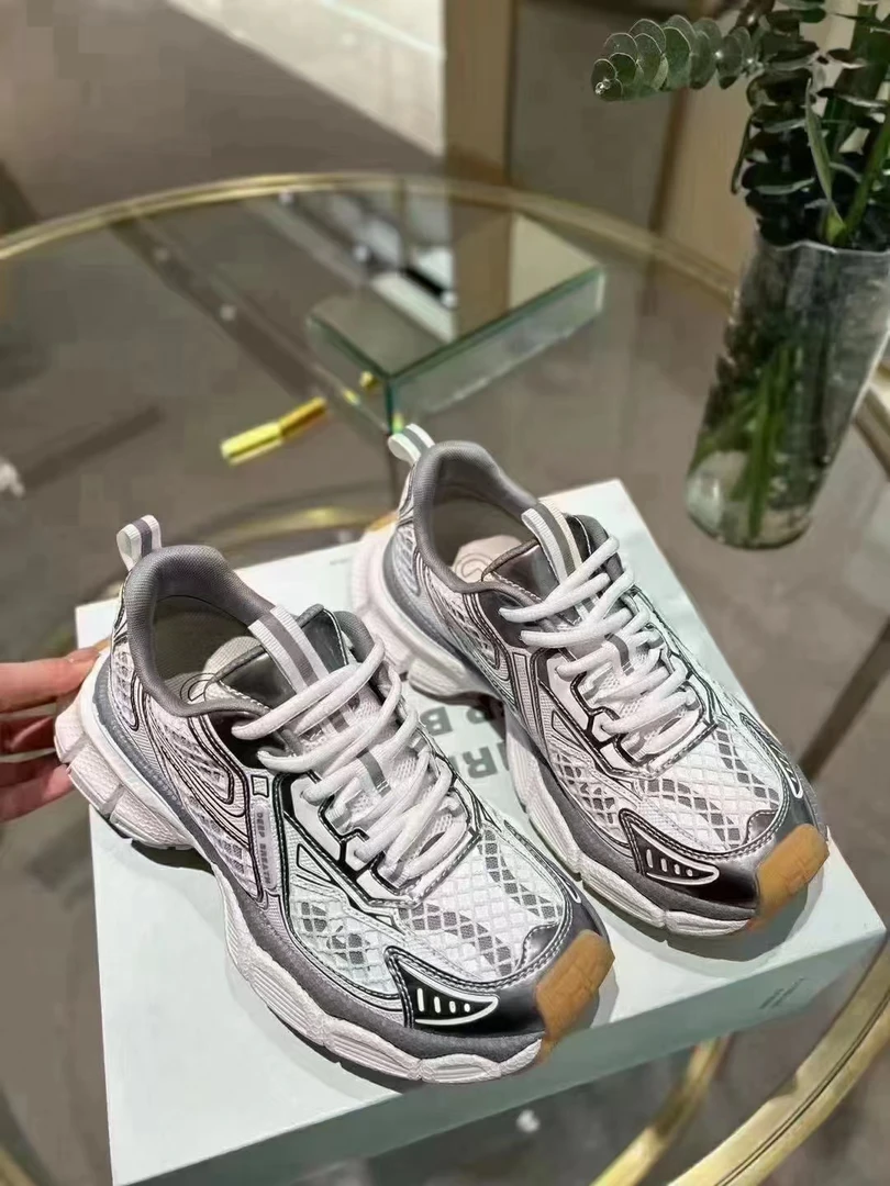 深呼吸老爹鞋厚底增高绑带休闲鞋时尚百搭女士黑色潮流ax12255